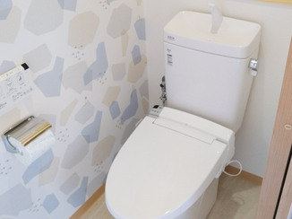 トイレリフォーム 将来に備え、2Fに新設した使いやすいトイレ