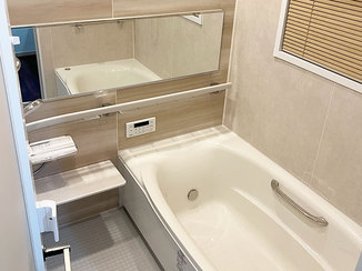 バスルームリフォーム 浴室暖房機設置で、あたたかく快適になったバスルーム