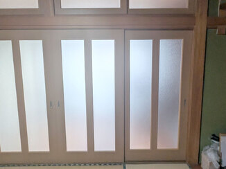 内装リフォーム 音や風も防げるようになった、メンテナンスが楽な建具