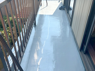 エクステリアリフォーム 防水工事で安心して使えるベランダへ