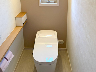 トイレリフォーム 思い描いていた通りの内装で居心地の良いレストルームに
