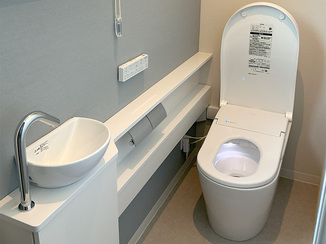 トイレリフォーム 快適機能とスタイリッシュなデザインが魅力のネオレストLSトイレ